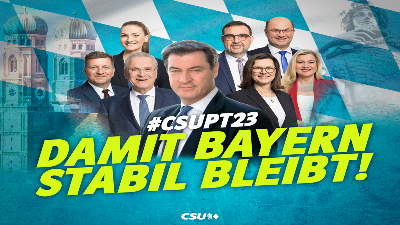 Parteitag 2023 Muc: CSU