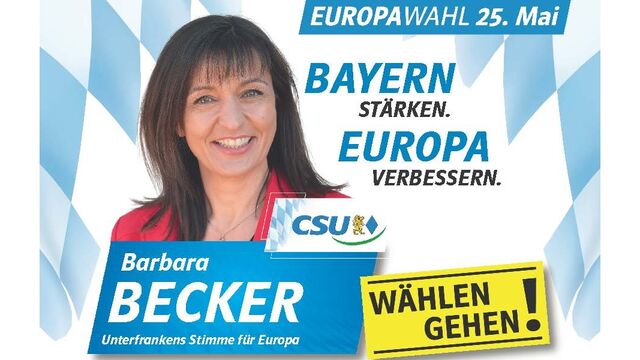 Foto Europawahl Barbara Becker