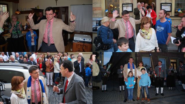 Fotocollage Stichwahl
