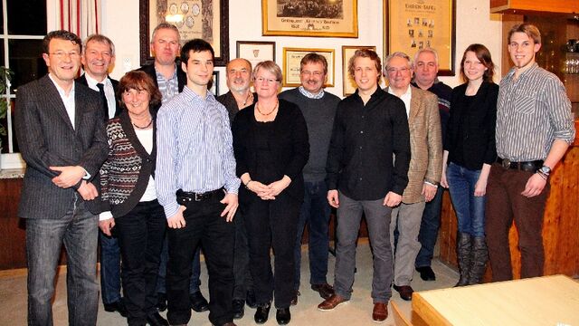 CSU Ortsverband Bischberg 2013 mit Emmi Zeulner und Johann Kalb